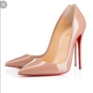 Louboutin Nude So Kate Pumps 39